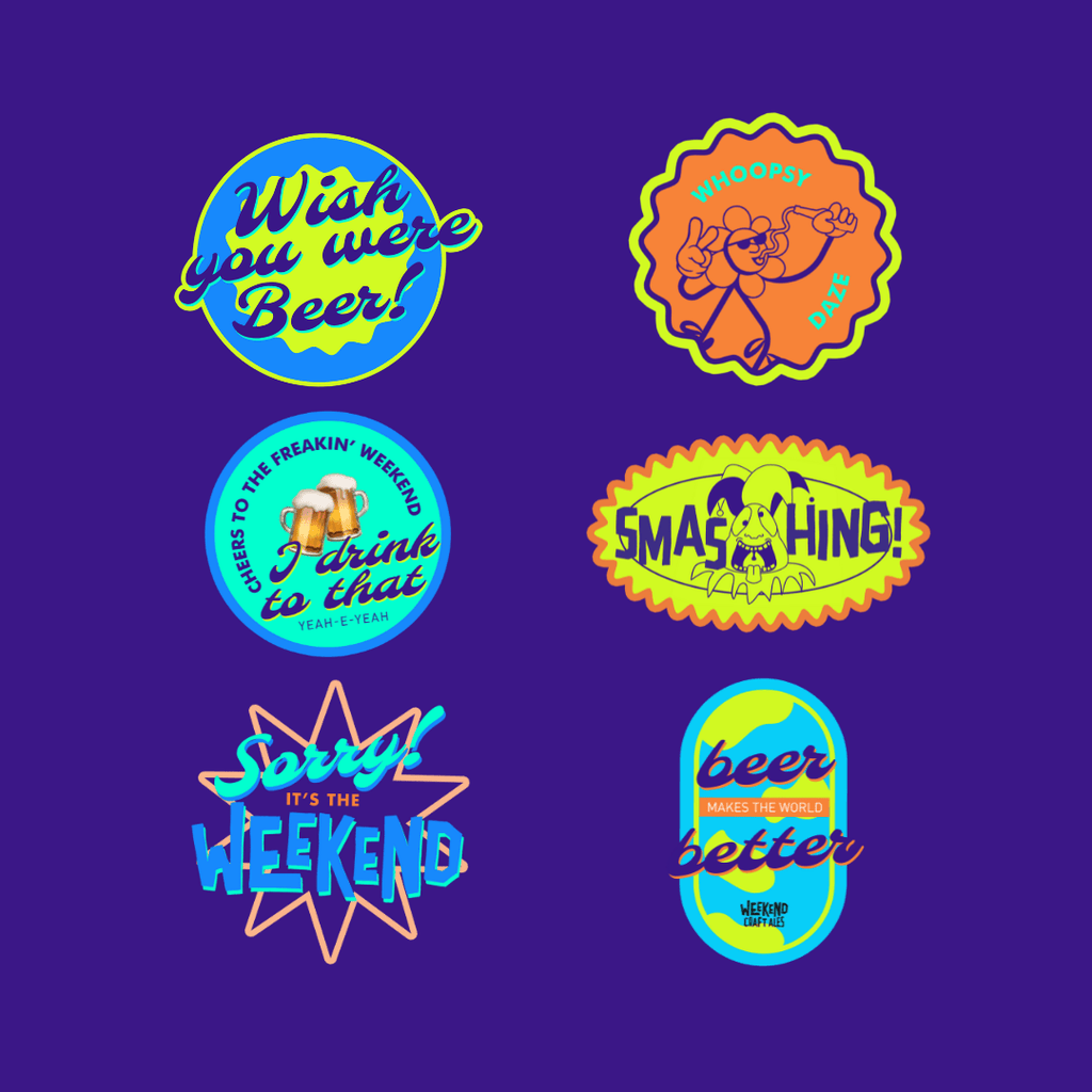 Cool Stickers - Weekend Craft Ales